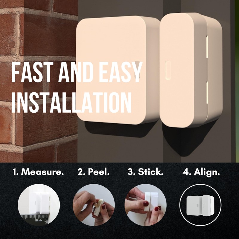 Simplisafe Entry Sensor Magnet Risers | Contact Sensor Spacers with