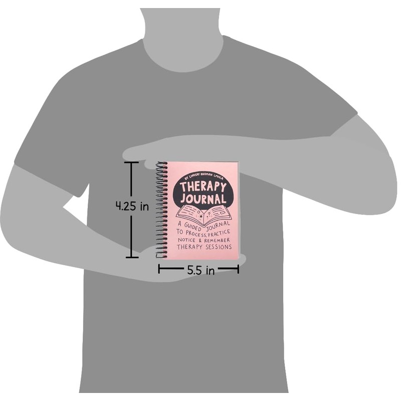 Therapy Journal: A Guided Journal to Process, Practice, Notice, and