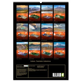 Vulkane - Faszination Vulkanismus (Wandkalender 2026 DIN A2 hoch), CALVENDO Monatskalender: Kommen Sie mit auf eine Reise zu den imposanten Vulkanen der Welt. (CALVENDO Natur)