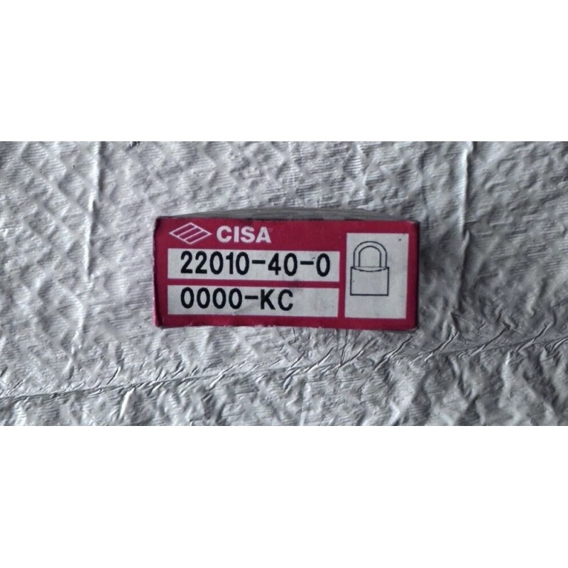 Cisa 22010-40-0 PadLock Brass Lock Made in Italy