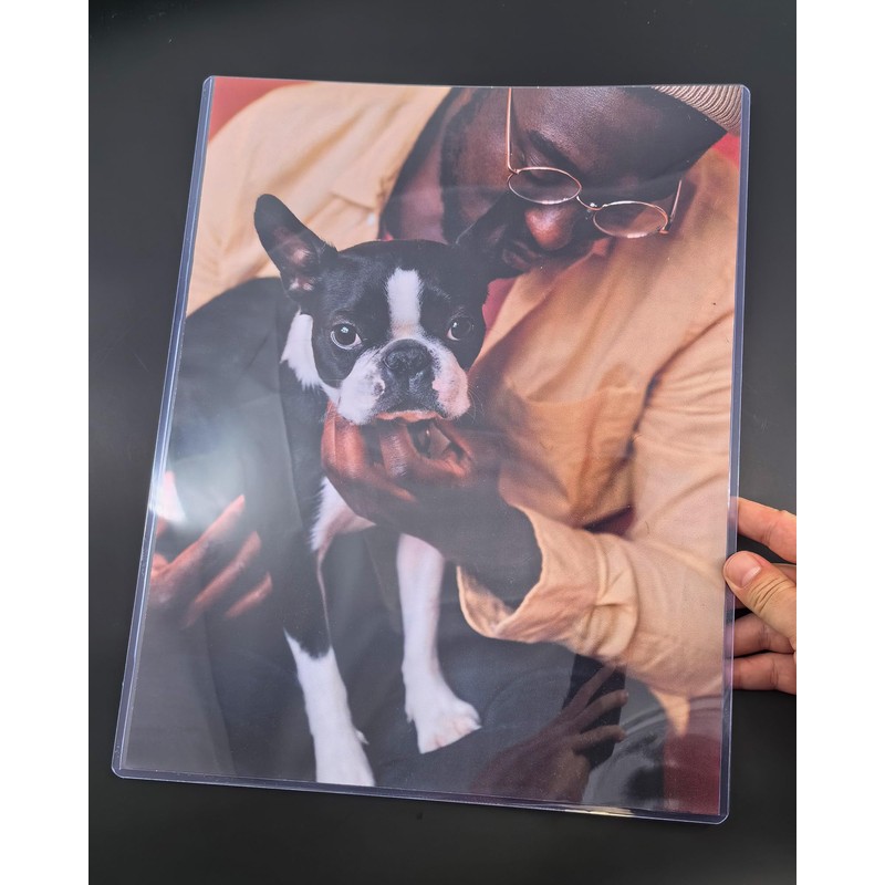 HYARUAT 11x14 Toploader - Durable Clear PVC Sheet Protectors, Semi