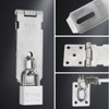 SUS304 Stainless Steel Shed Lock Hasp Door Lock with Padlock,