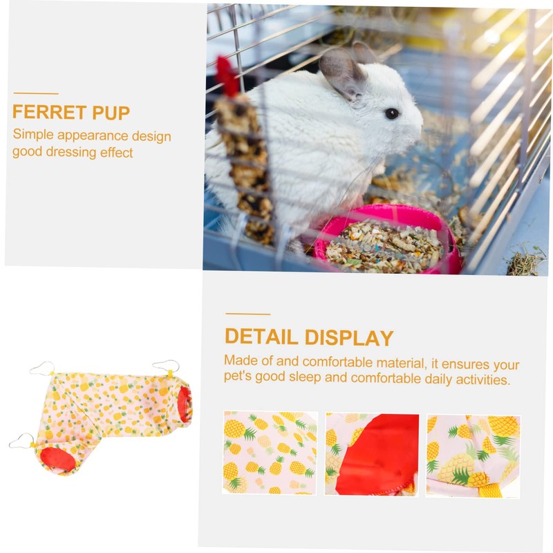 Levemolo Sleeping Small Tunnel Hamster Tunnel House Guinea Pig Toy