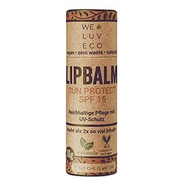 WE LUV ECO Lip Balm, SPF15 Sun Protect, 10 g