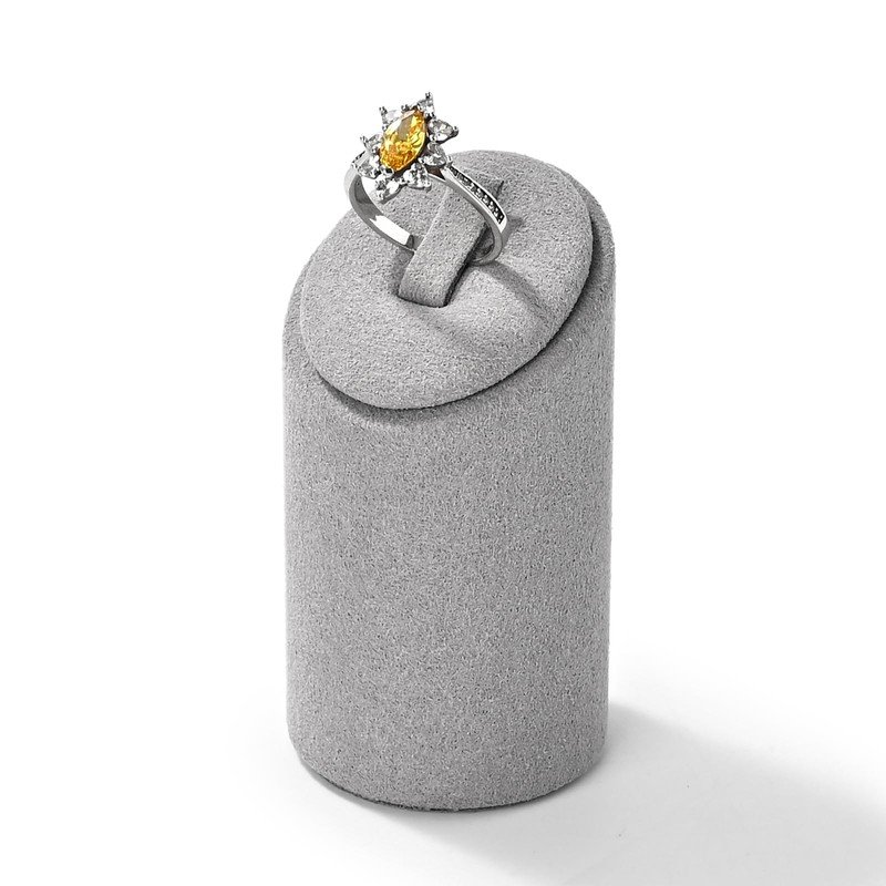 Oirlv Microfibre 3-Piece Ring Stand, Ring Organiser, Holder for Ring,
