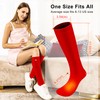 QILOVE Heated Socks, Rechargeable Electric Heated Socks for Women Men-