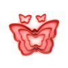 Set of 5 Butterfly Cutters Fondant Polymer Cookie Icing Crafts