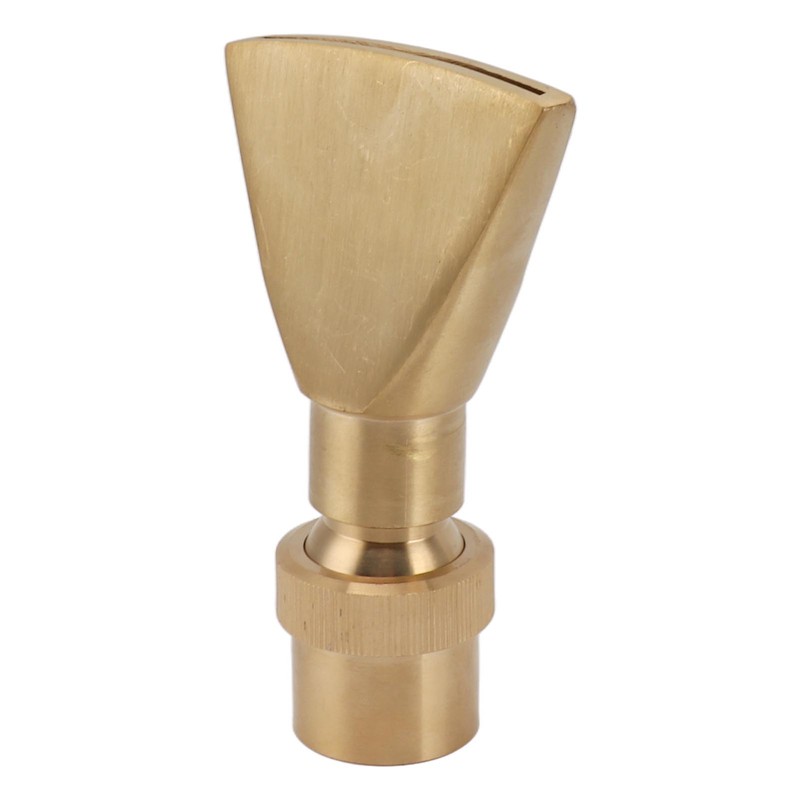 Fan Shaped Fountain Nozzle Copper Adjustable Uniform Water Spray Fan
