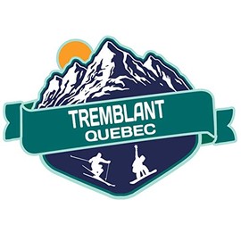 Tremblant Quebec Ski Adventures Souvenir 2 Inch Fridge Magnet Mountain Design