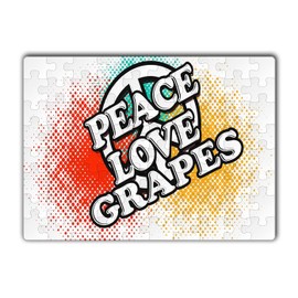 Makoroni -Peace Love Grapes - Jigsaw Puzzle 80 pcs, DesU74