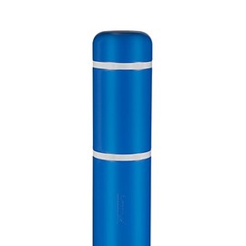 7" x 52" (7.1" ID) Bollard Cover Blue with White Reflective