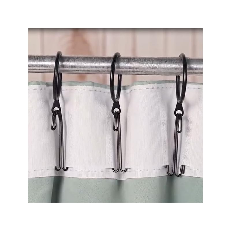 Curtain Hooks Pinch Pleat Header Tape Pins Heavy Duty Deep