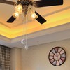 Dotlite Silver Ceiling Fan Pull Chain, 12 Inches Totem Bohemia