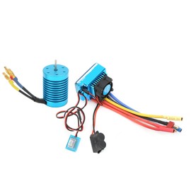 RC Brushless Motor with ESC, F540 4370KV Brushless Motor with Waterproof 60A ESC 1/10 RC Car Upgrade Spare Part
