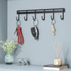 Nmgkokew 2Pcs Kitchen Utility Hooks,Wall Mount Kitchen Utensil Rack with