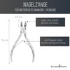 Schwertkrone Nail Clippers Stainless Steel 14 cm with Sharp and