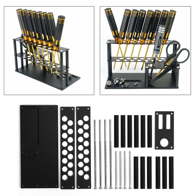 DIY RC Car Repairing Tool Storage Rack Aluminum Alloy Bracket