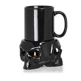 Alchemy Cup Warmer Skull Black / White