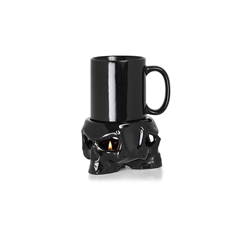 Alchemy Cup Warmer Skull Black / White