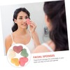 OATIPHO 5Pcs Gentle Exfoliating Face Cleansing Sponges for Makeup Removal