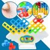 TOPZFL 48-Blocks Tetra Tower Game, Tetris Tower Balance Game, Decompression