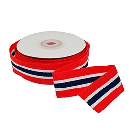ScandinavianShoppe Norway Ribbon - 1" Grosgrain - 8 Meters