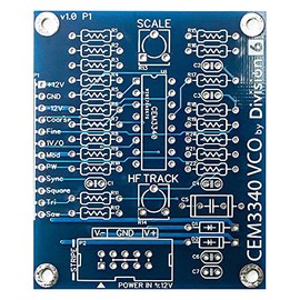 Division 6 CEM3340 VCO Oscillator Main Board PCB