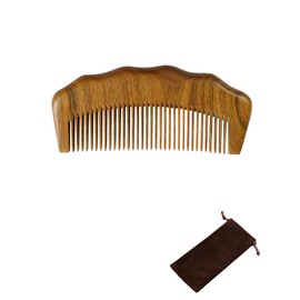 KGDUYC 1 Piece Comb - Natural Sandalwood Maternity Accessory - Pregnancy Gift with Cloth Bag for Pregnant Women with Cloth Bag