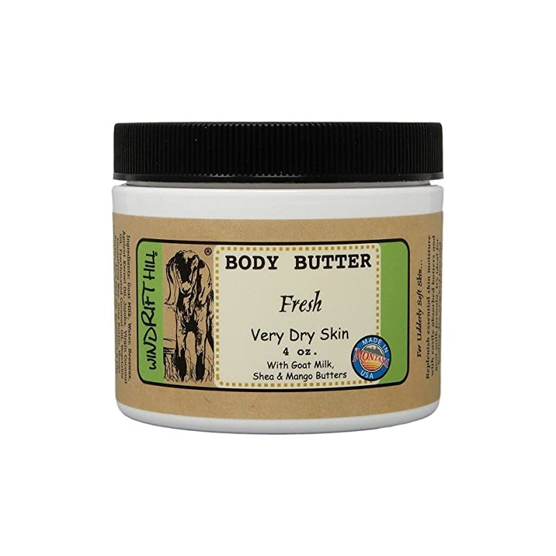 Windrift Hill 4oz Body Butter Moisturizing Lotion For Very Dry
