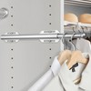 Valet Rod For Closet Pull Out, Heavy Duty Adjustable Valet