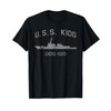 USS Kidd DDG-100 Destroyer Ship Waterline Tee T-Shirt
