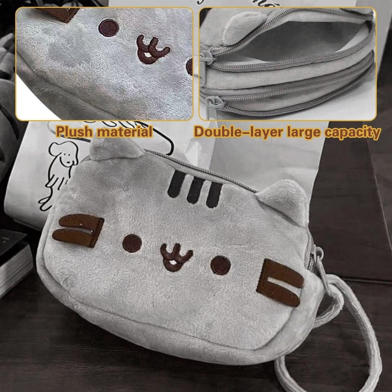 1 Piece Cat Pencil Bag and 1 Piece Bag Pencil,