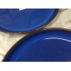Denby Coupe Dinner Plates. Imperial Blue. Set Of 2 Made