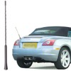 RooFox 16 Inch Antenna for Chrysler Crossfire (2004-2008), Black Vehicle