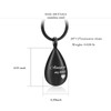 Yinplsmemory Cremation Keychain for Ashes Holder Memorial Keepsake Always In