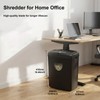 Paper Shredder for Home，Shred 12 Sheet Cross Cut,5.55-Gallon Basket, P-4