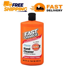 Fast Orange Permatex Fast Orange, Micro Gel Pumice Hand Cleaner, Orange Scented, 15 oz
