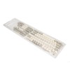 Keyboard Keycaps Retro Grey White 122 Keys PBT Theme Keycap