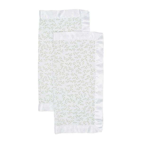 lulujo Security Lovey Blankets| Unisex Softest Breathable Cotton Muslin Security
