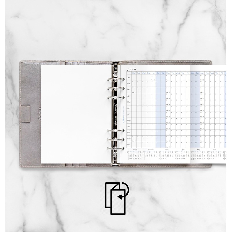 Filofax 2027 A5 Horizontal Year Planner