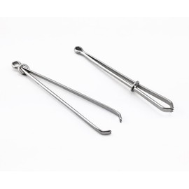 Honbay 10pcs Easy Pull Bodkin Threader Tweezers Sewing Machine Tweezers