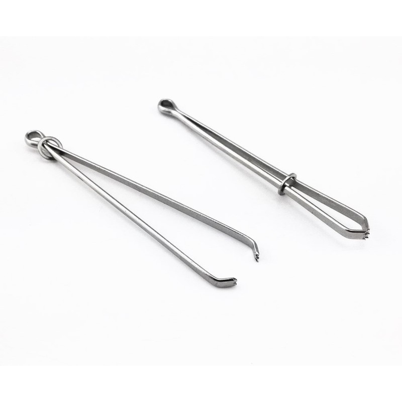 Honbay 10pcs Easy Pull Bodkin Threader Tweezers Sewing Machine Tweezers