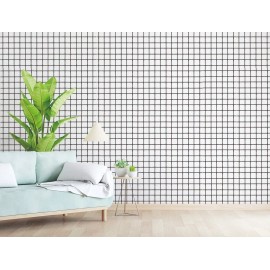 AJC Papel Tapiz De Contacto Autoadhesivo 45x2mt Cuadros 6 Pzs