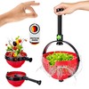 WoonFux® Salad Spinner with Practical Folding Handle - Salad Spinner