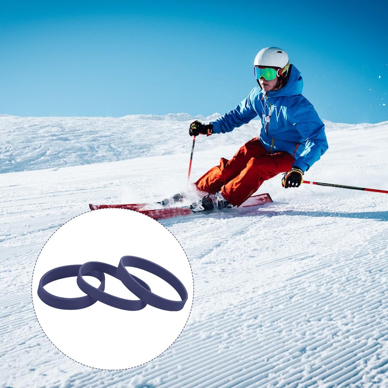 32pcs Ski Brake Retainers, Snowboard Brake Bands Retainers Strap Brake