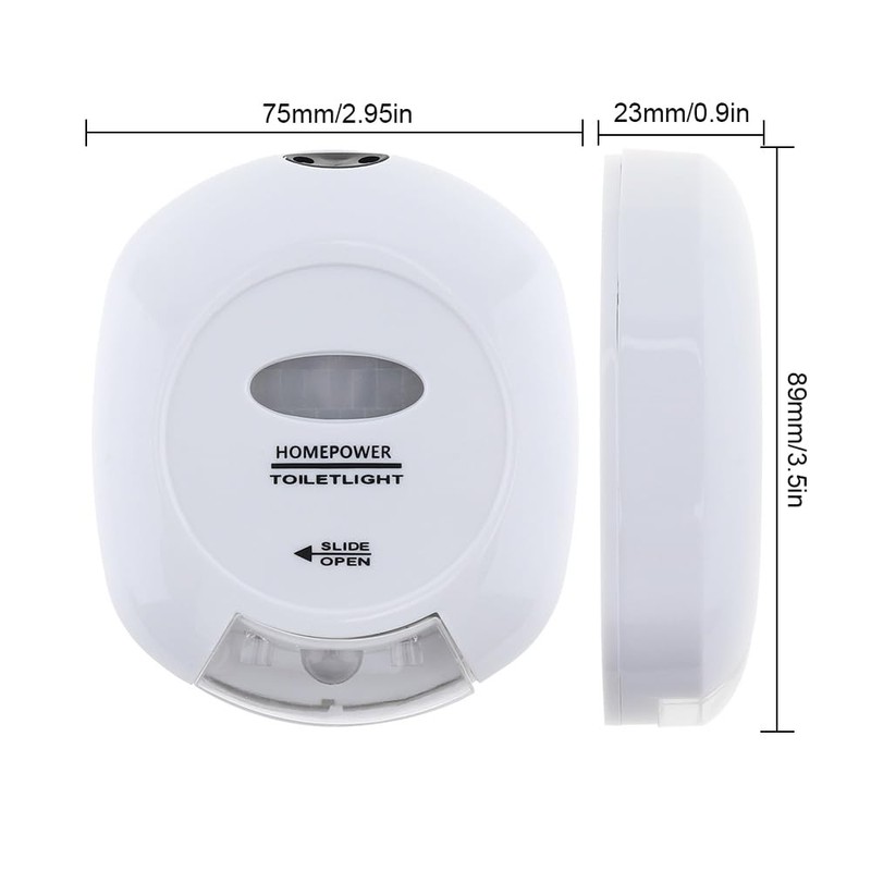 OriGlam Motion Activated Toilet Night Light, Auto Motion Sensor Toilet