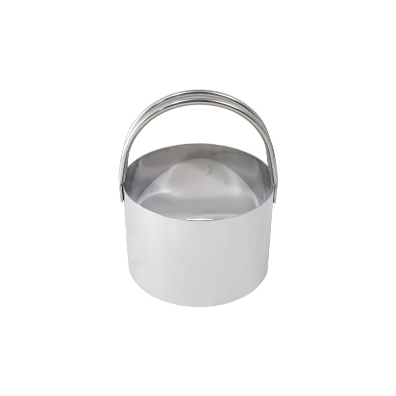 R&M International Stainless Steel 2-1/3" Round Biscuit Cutter with Handle,