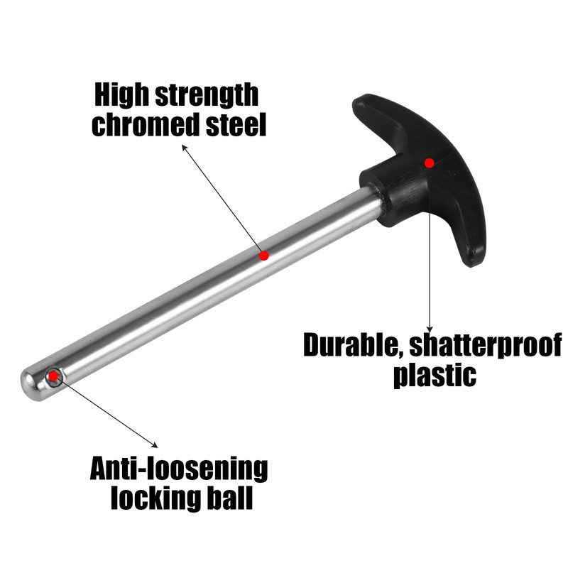 NQEUEPN Crescent-Shaped Weight Stack Pin, Pin Tensile 3/8 Inch Diameter
