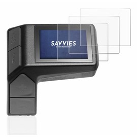 Savvies Screen Protectors for Giant Ridecontrol Dash Ultra Transparent Pack of 6