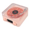 Record Player Style Bluetooth Speaker with Night Light and Time